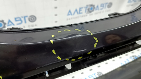Bare front bumper BMW X3 G01 18-21 for parking sensors, Park Assist and camera, graphite, scratches, dented