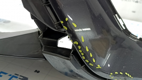 Bare front bumper BMW X3 G01 18-21 for parking sensors, Park Assist and camera, graphite, scratches, dented