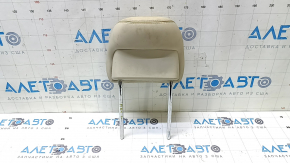 Lincoln MKX 16-18 driver's seat headrest, beige leather, scratches, dents, needs cleaning