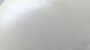 Lincoln MKX 16-18 driver's seat headrest, beige leather, scratches, dents, needs cleaning
