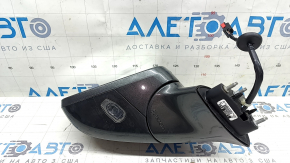 Left side mirror assembly for Lincoln MKC 17-19, 10-pin, heated, illuminated, black
