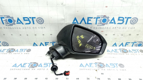 Right side mirror assembly for Lincoln MKC 17-19, 10 pins, heated, illuminated, graphite, scuffed