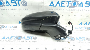 Right side mirror assembly for Lincoln MKC 17-19, 10 pins, heated, illuminated, graphite, scuffed