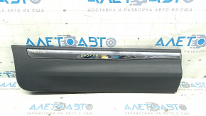 Lincoln MKC 15-19 lower rear right door trim with chrome, scratches