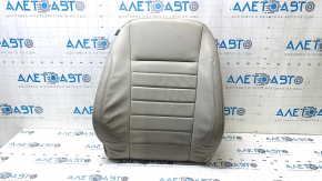 Ford C-max MK2 13-18 passenger seat back upholstery, beige leather, heated, wire cut