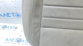 Ford C-max MK2 13-18 passenger seat cushion upholstery, beige leather, heated, dry-cleanable