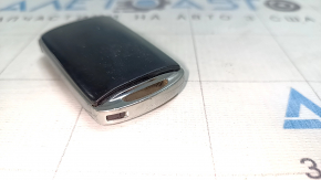 Mazda CX-5 20-24 keyless entry key, 4 buttons, type 2, scratches, worn, chrome chipped