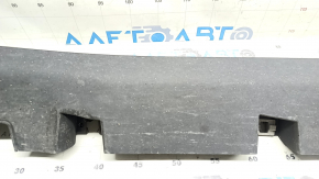 The left side sill of a Lincoln MKC 15-19 is dented, scuffed, scratched, has damaged fasteners, and is torn.