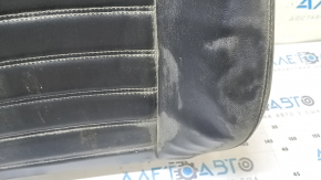 Ford Fusion mk5 13-16 passenger seat back upholstery, black leather, heated, wrinkled, needs cleaning