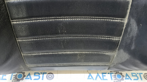 Ford Fusion mk5 13-16 passenger seat back upholstery, black leather, heated, wrinkled, needs cleaning
