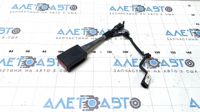 Black Ford Mustang mk6 15-17 driver's seat belt latch with wire