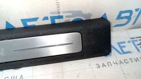 Lincoln MKC 15-19 front right door sill plate, black, non-illuminated, scratches