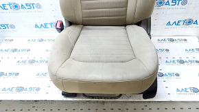 Driver's seat Ford Edge 15-24 without airbag, cloth beige, mechanical, for dry cleaning
