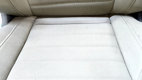 Driver's seat Ford Edge 15-24 without airbag, cloth beige, mechanical, for dry cleaning