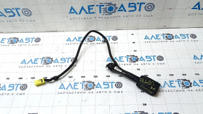 Kia Optima 11-15 passenger seat belt latch, black, with wire
