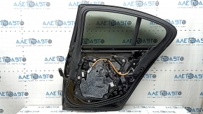 BMW 5 G30 17-23 keyless rear right door assembly, black 475, butt
