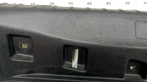 BMW 5 G30 17-23 trunk opening trim, black, scratches, worn