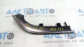 Left front panel trim for Lincoln MKC 15-19, gray aluminum, worn
