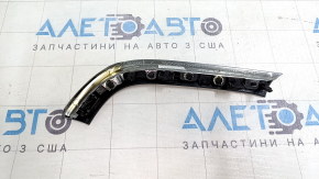 Left front panel trim for Lincoln MKC 15-19, gray aluminum, worn