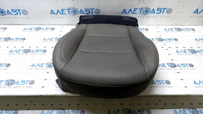 Hyundai Santa FE Sport 13-18 passenger seat back upholstery, gray leather, with sensor