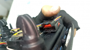 The Lincoln MKC 15-19 driver's steering wheel airbag is black, with the airbag outline visible.