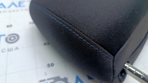 Chevrolet Volt 16 front right headrest - black leather, blue stitching