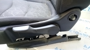 Chevrolet Volt 16 driver's seat - without airbag, manual, black cloth with blue stitching