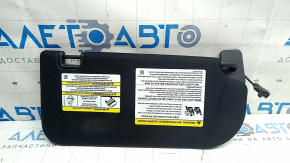 Left visor for Lincoln MKC 19-19, black, with backlight, without hook