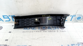 Lincoln MKC 15-19 rear right door sill plate, black, scratches