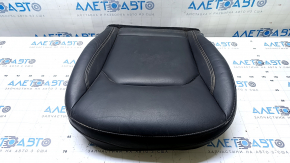 Jeep Renegade 15-18 passenger seat cushion upholstery, black leather, heated