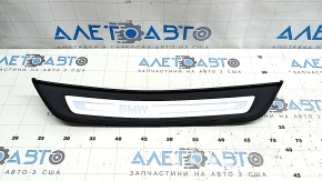 BMW 5 G30 17-23 chrome rear left outer door sill plate, scratches