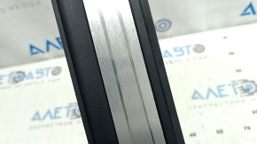 BMW 5 G30 17-23 chrome rear left outer door sill plate, scratches