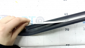 Outer front right door sill trim for BMW 5 Series G30 17-20 Sport Line, with backlight, corrosion, peeling trim, scratches