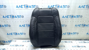 Ford Mustang mk6 15-23 passenger seat back trim, black leather