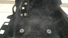 Left floor covering for Lincoln MKC 17-19, black, dry-cleanable, scuffed