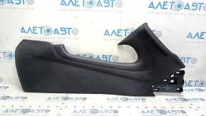Lincoln MKC 15-19 center console trim, right side, black leather, scratches
