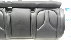 Rear row of seats, upper part, right, Lincoln MKC 15-19, dark brown leather, perforated, heated, dry-cleanable, dents