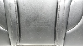 Rear row of seats, upper part, right, Lincoln MKC 15-19, dark brown leather, perforated, heated, dry-cleanable, dents