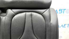 Rear row of seats, upper part, right, Lincoln MKC 15-19, dark brown leather, perforated, heated, dry-cleanable, dents