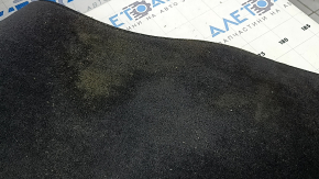 Set of floor mats for BMW 5 G30 17-23, black cloth, for cleaning
