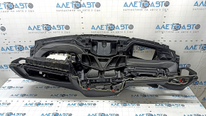 BMW 5 G30 17-23 black dashboard with AIRBAG for projection