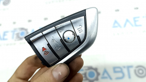 BMW 5 G30 17-23 smart key, 4 buttons, peeling emblem, bumps, no tip