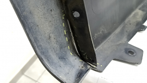 Bare rear bumper for BMW 5 G30 17-20 with parking sensors, black, scratches