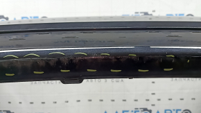 Bare rear bumper for BMW 5 G30 17-20 with parking sensors, black, scratches