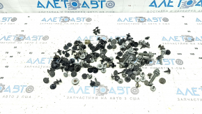 Incomplete set of hardware for the bumper, hood, and fenders of a BMW 5 G30 21-23