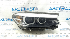 BMW 5 G30 17-20 LED Corona Rings S524A Right Front Headlight Assembly with Mounting, Polishable