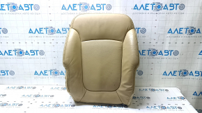 Dodge Journey 11-17 passenger seat upholstery, brown leather, ready to clean