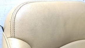 Dodge Journey 11-17 passenger seat upholstery, brown leather, ready to clean