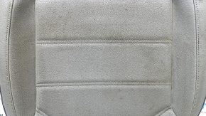 VW Passat b8 16-19 USA passenger seat cushion upholstery, gray leather, perforated, heated, dry-cleanable