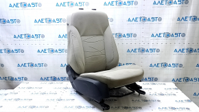 Passenger seat Ford Fiesta 11-14 without airbag, cloth gray, mechanical, for cleaning